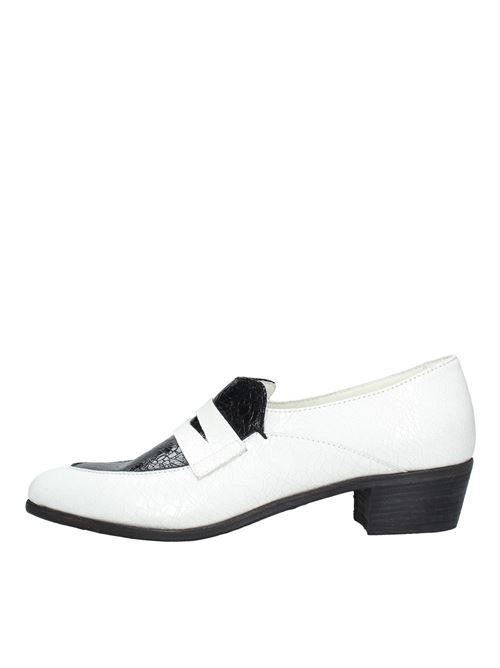 Patent leather loafers PANTANETTI | VD0418BIANCO NERO