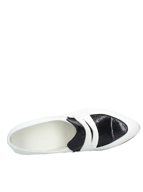 Patent leather loafers PANTANETTI | VD0418BIANCO NERO