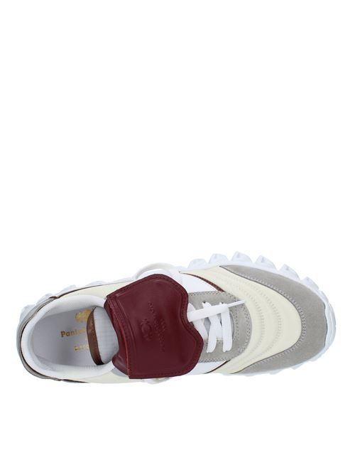 Sneakers in pelle camoscio e tessuto PANTOFOLA D'ORO | BLT2WDBIANCO-GRIGIO
