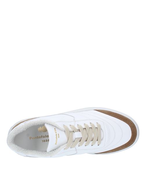 Suede leather and fabric trainers PANTOFOLA D'ORO | CBLRWUBIANCO-ANTILOPE