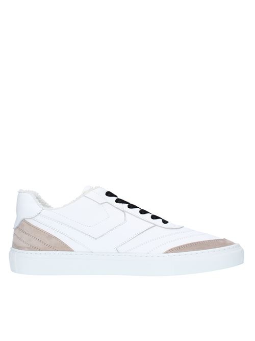 Leather and suede trainers PANTOFOLA D'ORO | CBLRWUBIANCO-GRIGIO