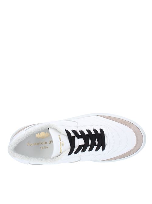 Leather and suede trainers PANTOFOLA D'ORO | CBLRWUBIANCO-GRIGIO