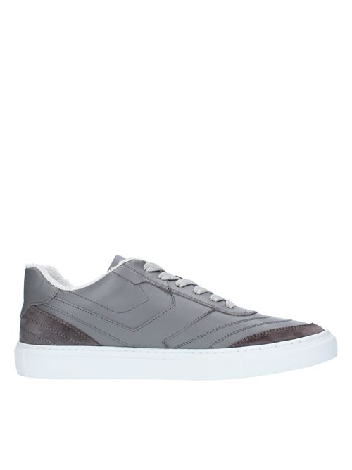 Leather and suede trainers PANTOFOLA D'ORO | CBLRWUGRIGIO