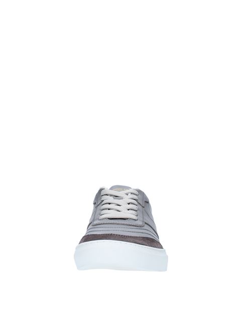 Leather and suede trainers PANTOFOLA D'ORO | CBLRWUGRIGIO
