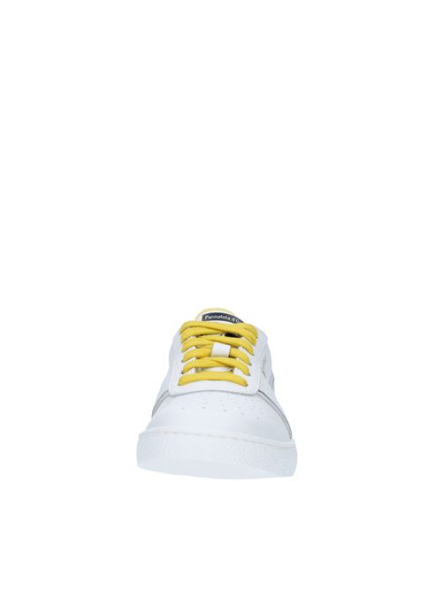 Leather and fabric trainers PANTOFOLA D'ORO | CYL3WDBIANCO-GIALLO