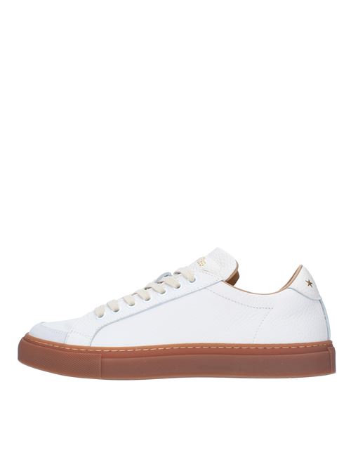 Hammered leather trainers PANTOFOLA D'ORO | TSL40MUBIANCO