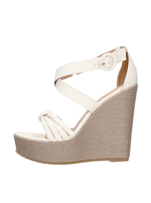 Faux leather wedge PAOLO MATTEI | VD1306PANNA