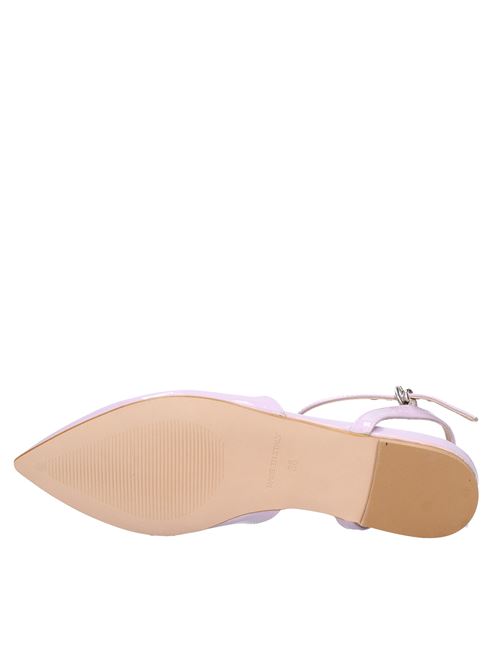 Patent leather slingback ballet flats PAOLO MATTEI | VD1308GLICINE