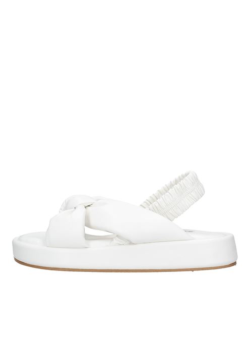 Faux leather sandals PAOLO MATTEI | VD1309BIANCO