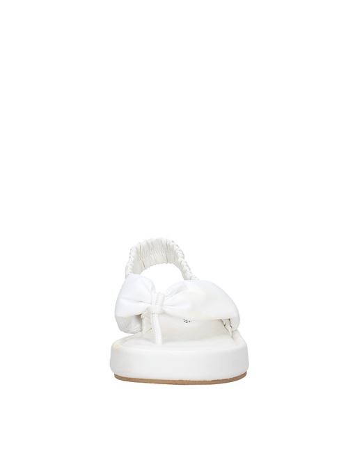 Faux leather thong sandals PAOLO MATTEI | VD1312BIANCO