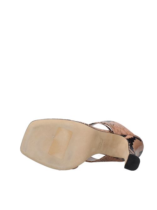 Leather thong sandals PARIS TEXAS | VD0844MULTICOLOR
