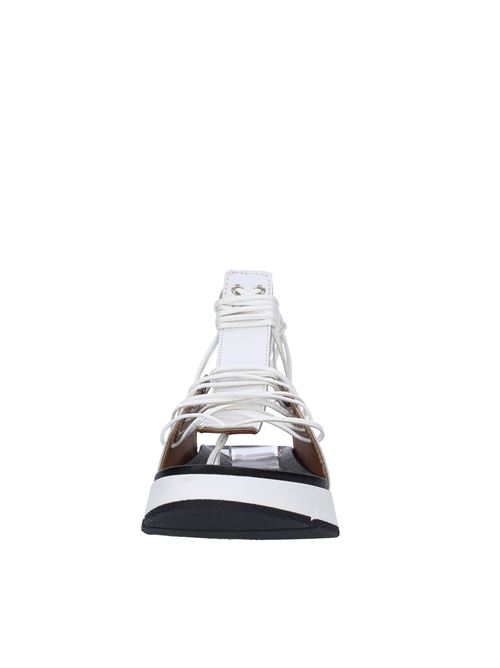 Nappa leather thong sandals PH 5.5 | 104NAPPABIANCO