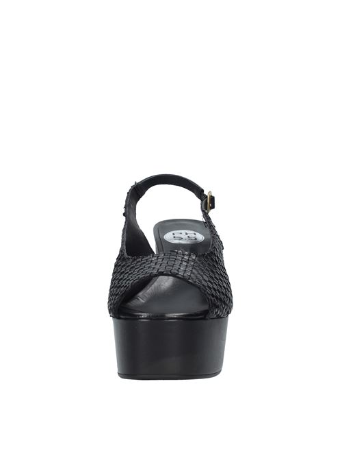 Woven leather platform sandals PH 5.5 | VD1293NERO