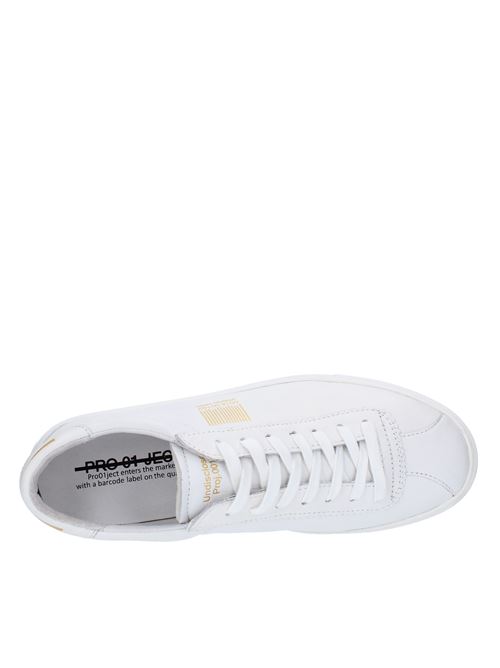 Leather trainers PROJECT01 | P1LM GG22BIANCO-ORO