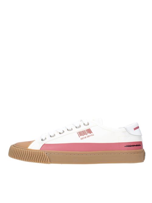 Fabric and leather trainers PROJECT01 | P2LM TC15BIANCO/COTTO
