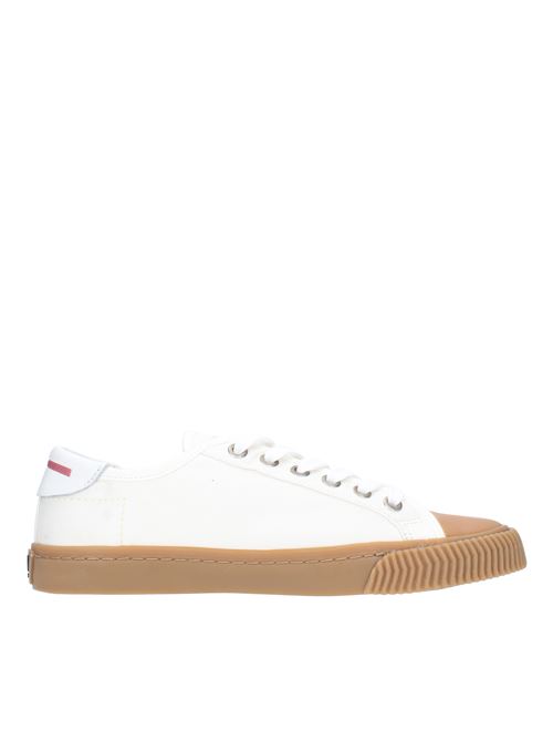 Fabric and leather trainers PROJECT01 | P2LM TC15BIANCO/COTTO