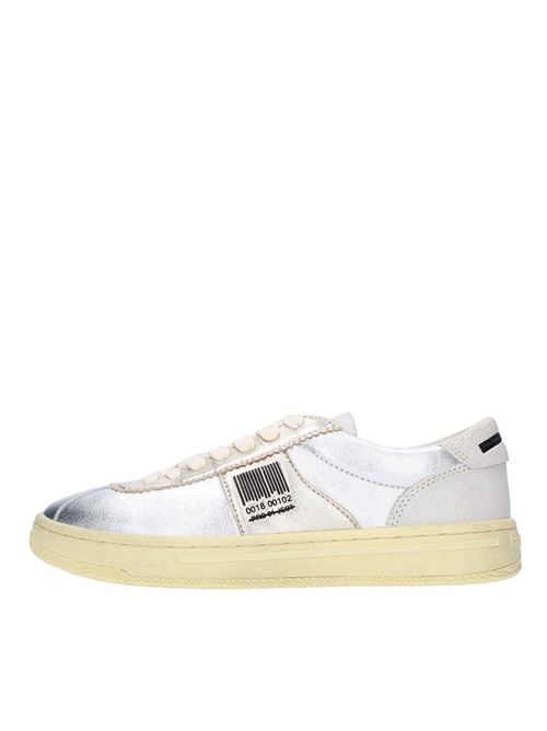 Sneakers in pelle laminata PRO 01 JECT | P3LW LL18SILVER/PLATINO