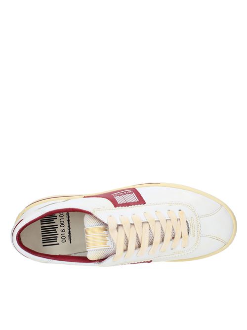 Leather and fabric trainers PROJECT01 | P5LM CE23BIANCO/BOTDEAUX
