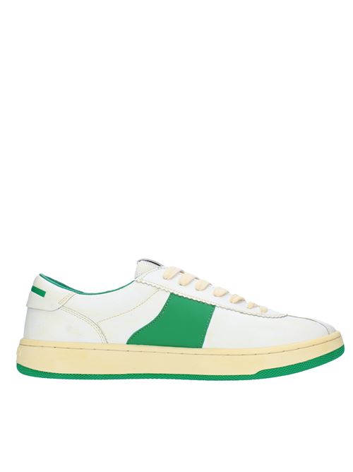 Leather and fabric trainers PROJECT01 | P5LM CE24BIANCO/VERDE