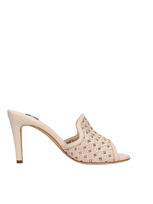 Woven leather mules and sabots RODO | VD0344NUDE