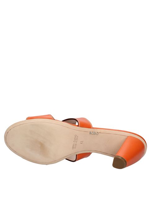 Leather and rhinestone sandals RODO | VD0348MATTONE