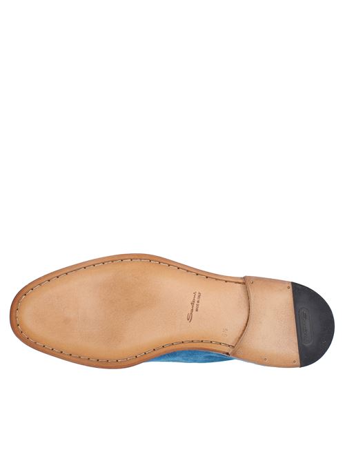 Chamois ankle boots SANTONI | MCNC16501turchese