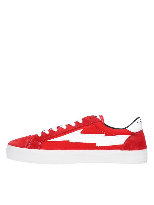 Suede and fabric trainers SANYAKO | THU0003ROSSO