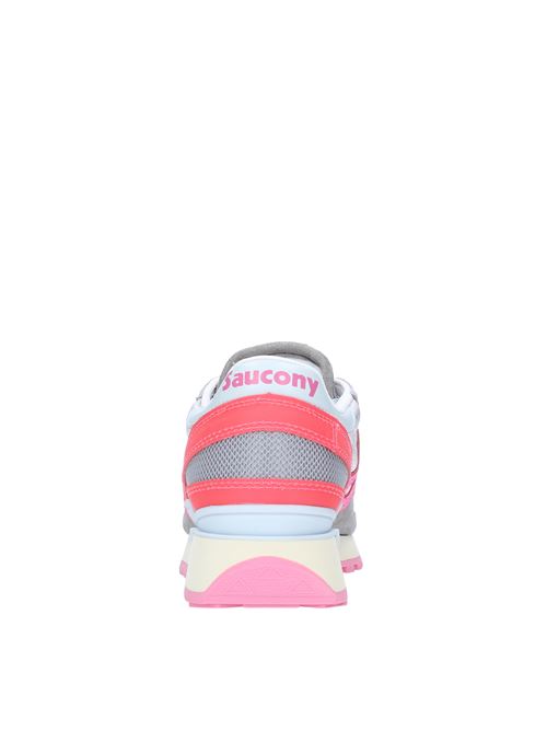 Shadow trainers in leather and fabric SAUCONY | S60673GRIGIO ROSA
