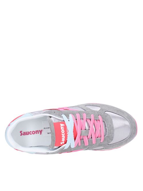 Shadow trainers in leather and fabric SAUCONY | S60673GRIGIO ROSA