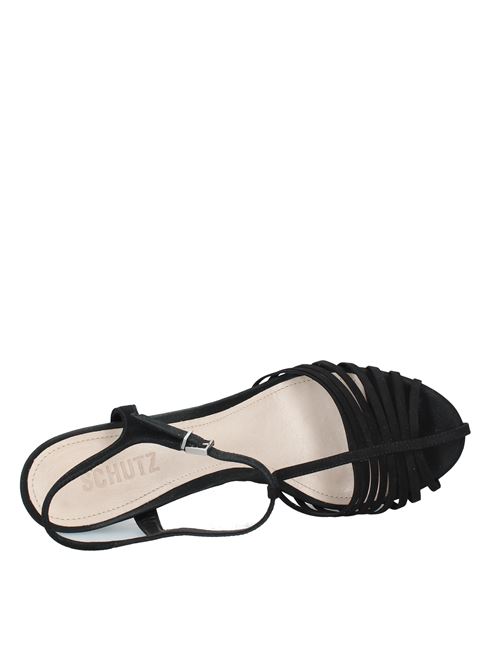 Suede platform sandals SCHUTZ | VD0388NERO