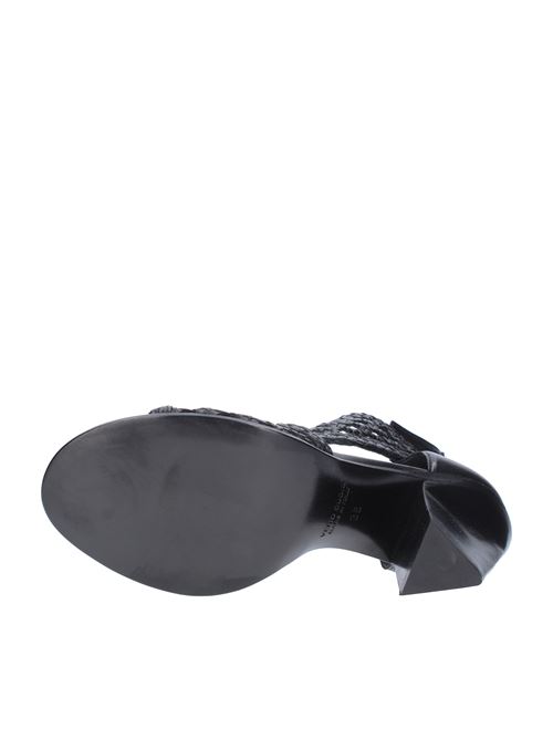 Leather sandals STRATEGIA | A4407NERO