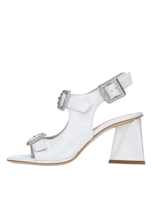 Leather sandals STRATEGIA | A5176BIANCO