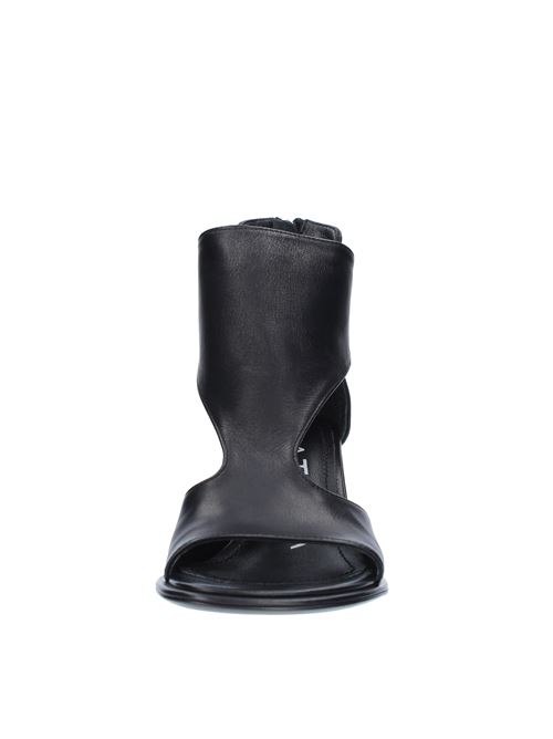 Leather sandals STRATEGIA | A5179NERO