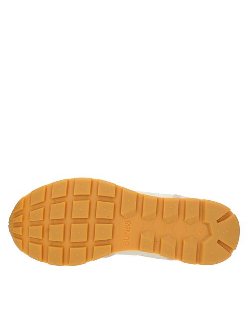 Sneakers camoscio pelle e tessuto SUN68 | Z33103BIANCO PANNA