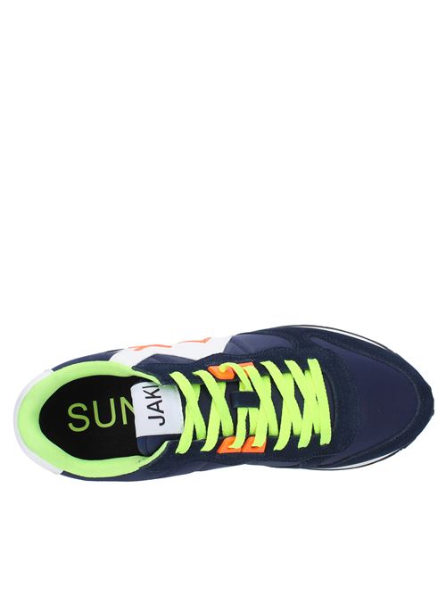 Sneakers in camoscio pelle e tessuto SUN68 | Z33113NAVY BLUE