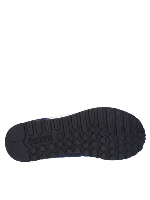 Sneakers in camoscio pelle e tessuto SUN68 | Z33113NAVY BLUE