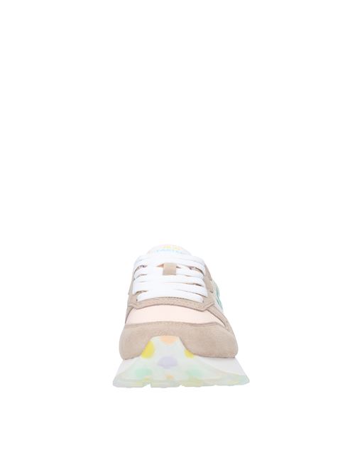 Sneakers Ally Candy Cane in camoscio pelle e tessuto SUN68 | Z33205BIANCO PANNA