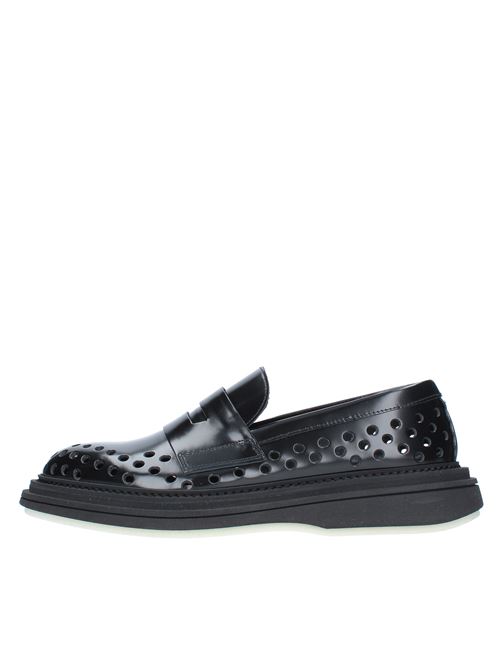 Perforated leather moccasins THE ANTIPODE | VICTOR 150NERO
