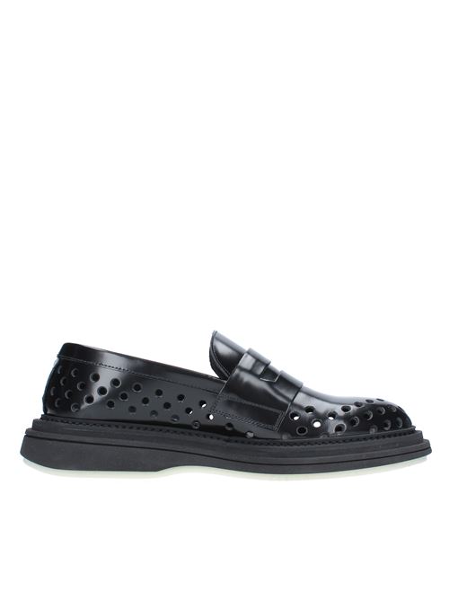 Perforated leather moccasins THE ANTIPODE | VICTOR 150NERO