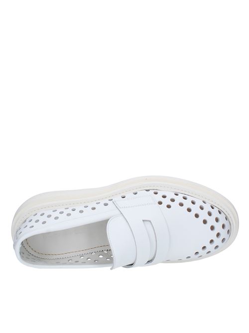 Perforated leather moccasins THE ANTIPODE | VICTOR 51BIANCO