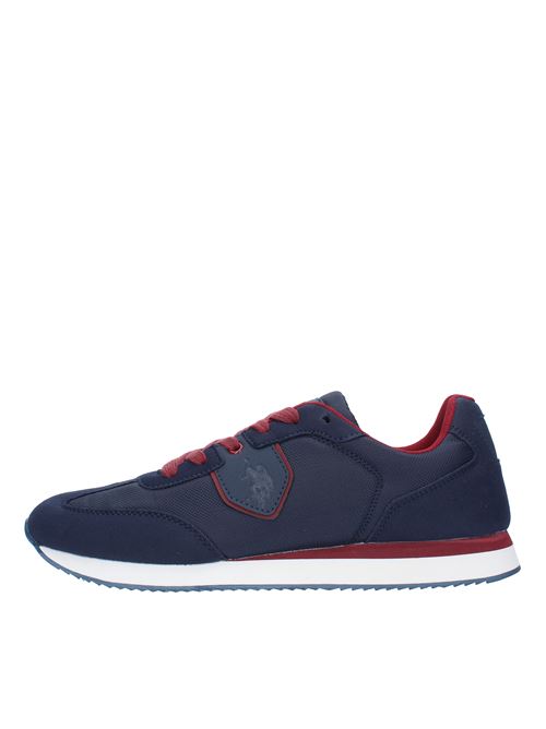 Fabric trainers U.S. POLO ASSN. | NOBIL002M/ANH1BLU-BORDEAUX