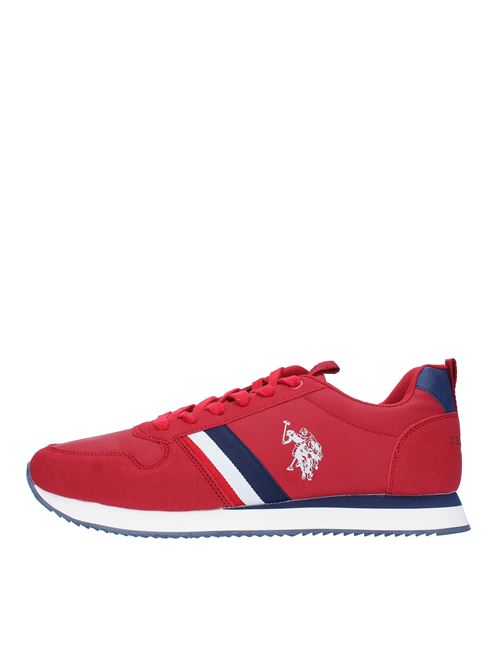 Faux leather trainers U.S. POLO ASSN. | NOBIL4243S0/YH1ROSSO