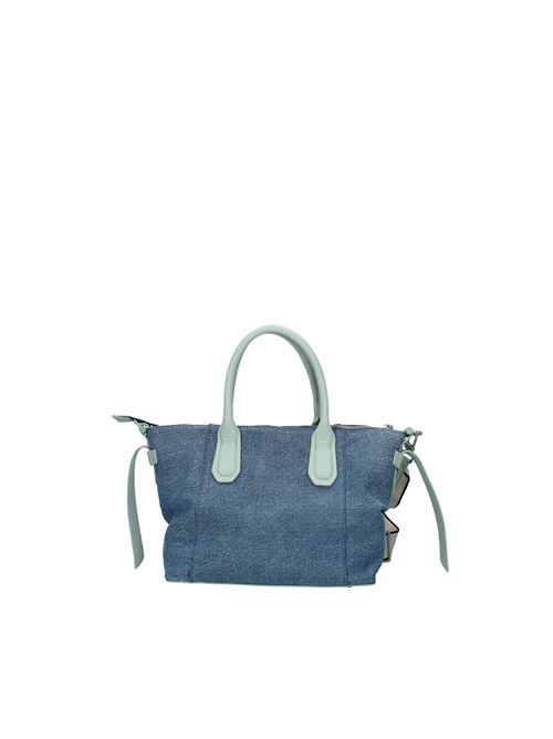Fabric and leather bag V°73 | BL0189JEANS VERDE