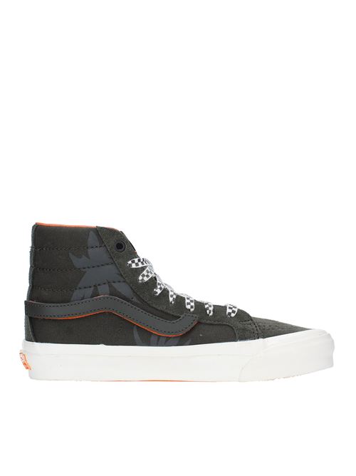 High top sneakers made of suede and fabric VANS X PORTER YOSHIDA | VN0A4BVBVERDE MILITARE