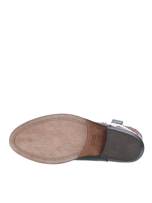 Texan leather boots VIA ROMA 15 | 3941NERO/NOCE