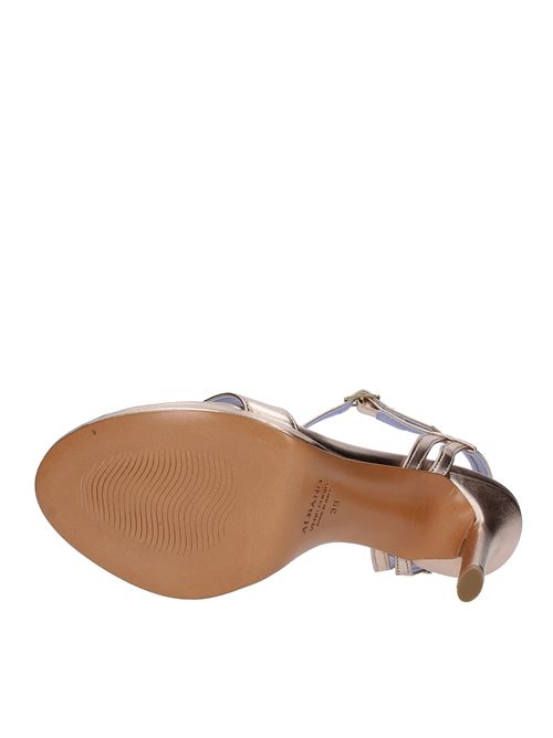 Leather sandals ALBANO | 3307 METALLIZZATORAME