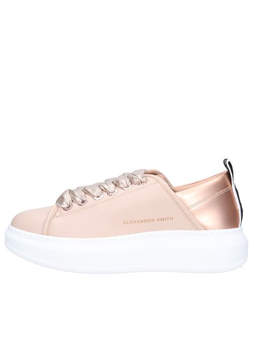 Leather and faux leather sneakers ALEXANDER SMITH | E1D 08UCP WEMBLEYNUDE-RAME