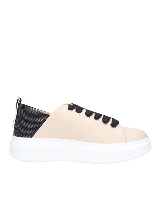 Leather and faux leather sneakers ALEXANDER SMITH | ED1 26SBK WEMBLEYSABBIA-NERO