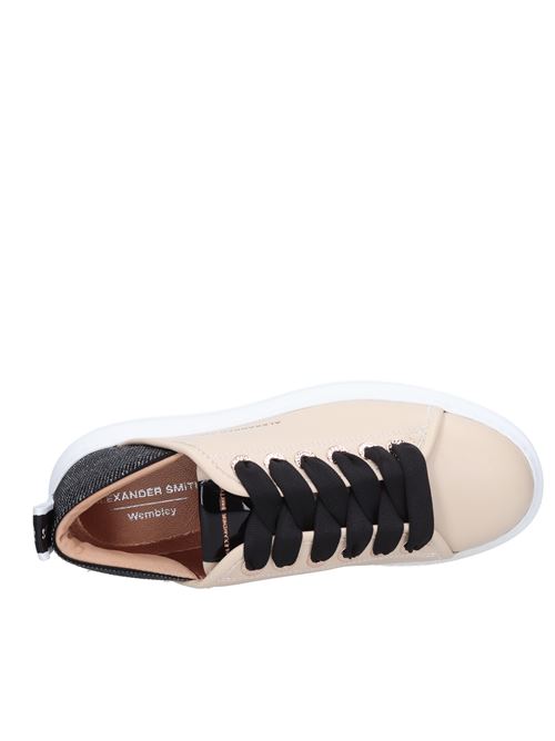 Leather and faux leather sneakers ALEXANDER SMITH | ED1 26SBK WEMBLEYSABBIA-NERO