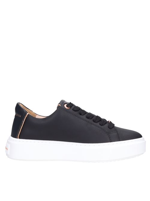 Leather and faux leather trainers ALEXANDER SMITH | N1D 00BLK LONDONNERO